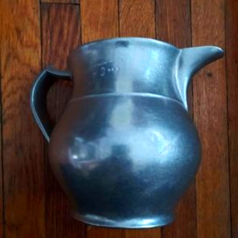 Vintage Pewter Pitcher by Wilton Columbia PA, USA. Decor; Farmhouse; Kit…